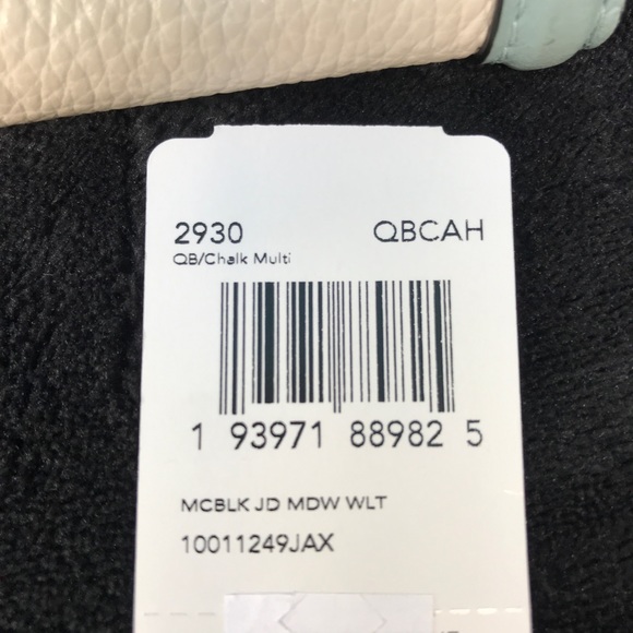 NWT-Coach Jade medium envelope wallet-chalk multi - Picture 5 of 5